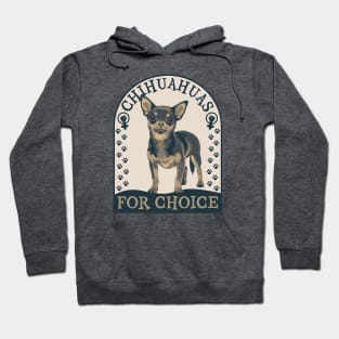 Chihuahuas for Choice Painting Hoodie